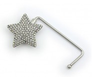 Handbag Hanger - Rhinestone Star - Clear -BH-GB1291CL